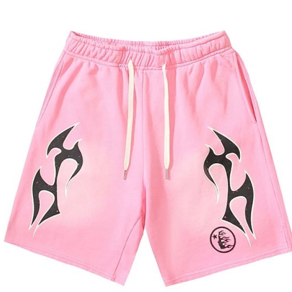 Stylish Pink Graphic Shorts
